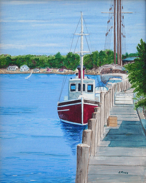 Mystic Dock by Anthony Ross Mystic Dock by Anthony Ross